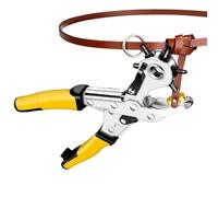 Pelle Hole Puncher, Heavy Duty Rotary Puncher, Punching Pieghevole, Labor-Saving Hole Punch Tools, Ergonomic Design Hole Puncher, Hole Puncher for Straps, Hole Puncher for Belts, Leather Punching