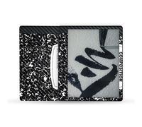 Pelle in fibra di carbonio di Mightyskins compatibile con Amazon Kindle Scribe (2022) Full Wrap - Book di composizione | Finitura in fibra di carboni