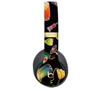 Pelle in fibra di carbonio MightySkins per Beats Studio 3 Wireless - Terapia del cocktail | Finitura di fibra di carbonio testurizzata resistente pro