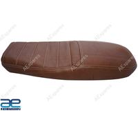 Pelle Marrone Doppio Sedile per Royal Enfield Interceptor 650 Continental Gt 650