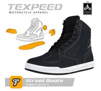 Pelle Motocicletta Stivali Scarpe Impermeabile Touring Motociclista Armatura a