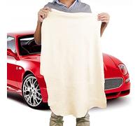 Pelle Naturale Auto Asciugamani Pulizia Asciugamani Asciugatura Panno di Lavaggio Nuovo 50x70cm Spazzola Lavaggio Auto Con Manico