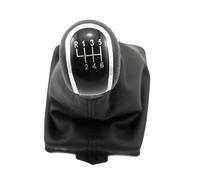 # pelle Nera 6 Velocità + R Cambio Marce Pomello + Rivestimento per Audi A4 A5