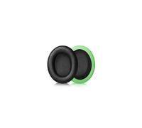 (Pelle nera e base verde) Custodia per cuffie Razer Kaira Pro Cuscinetto di ricambio per cuffie XBOX
