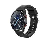 (Pelle nera) Nuovo smartwatch ECG+PPG 2025 con funzione di chiamata Bluetooth e lettore musicale - Impermeabile
