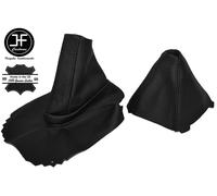 Pelle Nera Per BMW Z4 E85 E86 Coupe Roadster Cambio + Mano Ghetta Bagagliaio