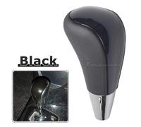 (Pelle nera) Pomello del cambio AT Pomello della leva del cambio per auto Testa a sfera per Toyota Prado