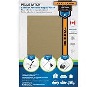 Pelle Patch - Riparazione Divano Ecopelle - 25 Colori Disponibili - Original 13cm x 20cm - Beige-Giallo