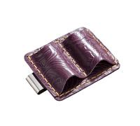 Pelle Penna Clip Doppio Foro Taccuino Con Tasca Per Journal Notebook Planner Office Penna Accessori