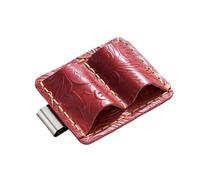 Pelle Penna Clip Doppio Foro Taccuino Con Tasca Per Journal Notebook Planner Office Penna Accessori