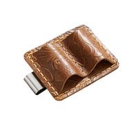 Pelle Penna Clip Doppio Foro Taccuino Con Tasca Per Journal Notebook Planner Office Penna Accessori