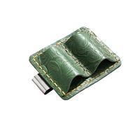 Pelle Penna Clip Doppio Foro Taccuino Con Tasca Per Journal Notebook Planner Office Penna Accessori