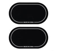 Pelle per percussione Patch singolo 11 cm Clear Guard Drumhead (nero doppio pedale)