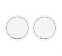 Pelle per percussione Patch Singolo Dimensione 11cm Clear Guard Drumhead (Bianco Singolo Pedale)