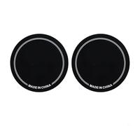 Pelle per percussione Patch Singolo Dimensione 11cm Clear Guard Drumhead (Nero Singolo Pedale)