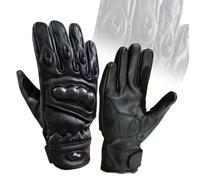 Pelle Premium Estate Guanti Moto Motocicletta Vacchetta Rosso/Blu/Nero