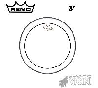 Remo 08" Pinstripe Clear