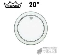 Remo Pelle per grancassa Powerstroke 3 Trasparente 20" P3-1320-C2