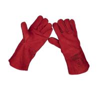 Pelle Saldatura Guanti di Protezione Foderato Coppia - Sealey SSP141 Nuovo