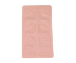 Pelle sintetica morbida in silicone per esercizi per la pelle artificiale, occhi nudi, labbra, trucco permanente, per principianti, pratica microblading, trucco per allenamento, pelle scura, con