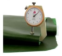 Pelle Vera Tessuto, Foglio di Pelle di Vacchetta di Primo Strato da 1,2 mm, Verde Scuro, Diverse Misure for lavori Fai da Te(30x60cm)