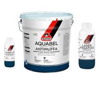 PELLECCHIA 1969 | Boero KIT AQUABEL ANTIMUFFA PITTURA TRASPIRANTE OPACA 14 Litri + LASER 23 1LT + LASER FISSATIVO 1LT