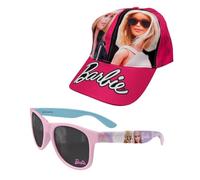 PELLECCHIA 1969 | Set Regalo Cappello Regolabile con Visiera e Occhiali da Sole per Bambini, Taglia Unica Realizzato per (Cotone Poliestere, Barbie Rosa)