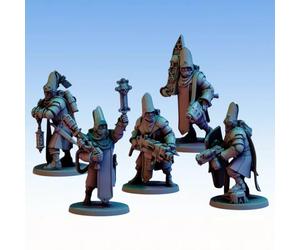 Pellegrino rosso - Ecclesiarchy Ministorum Guard - Lotto di 5 figurine