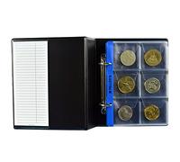 PELLER'S Album da collezione, 120 buste per monete o gettoni fino a 48 mm di diametro. Raccoglitore S con 20 fogli