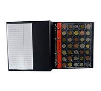 PELLER'S Album per la Collezione, 350 per Monete Piccole Fino a 23mm, 10 Fogli e Divisori. per centesimi