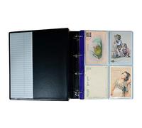 PELLER'S Album per la Collezione, 40 Buste per Cartoline e Foto, 4 Tasche 107mm X 150mm su Ogni Pagina. 10 Fogli e Divisori.