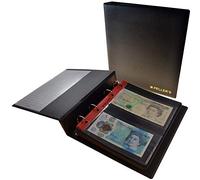 PELLER'S Album per la Collezione, per Le 20 Banconote turistiche 0 Euro o Altre Piccole Banconote 143mm X 80mm, 10 Fogli e Divisori.