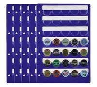 PELLER'S PL355 5 Buste per Collezione, 35 cella su Ogni Pagina, per Capsule o Tappi a Corona. Ricarica Album XL, Inserti A4, Extra Trasparente, Modello