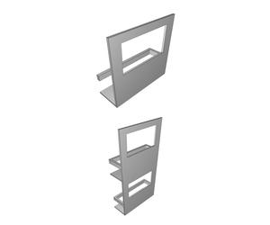 Pellet Can Holder for JSB & Air Arms - Wall Mount Single/Double Stack Design