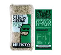 PELLET DI ABETE MEFISTO GREEN DI LEGNO ABETE VERGINE EN A1 SACCO DA 15KG