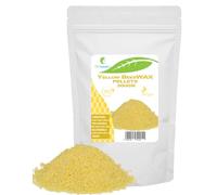 Pellet di cera d'api gialla - 300 gr - 100% pura, grezza e non raffinata, perfetta per la produzione di candele, cosmetici e bricolage