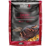 Weber Pellet di legno di ciliegio (8 kg), perfetto per affumicare carne di maiale, pellet di legno naturale al 100%, adatto a tutti i barbecue a pellet (3401050)