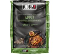 Weber Pellet di legno di melo (8 kg), perfetto per affumicare pollame, pellet di legno naturale al 100%, adatto a tutti i barbecue a pellet (3401055)