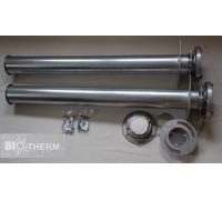 Pellet Set di Storz 100 CM Con Bel. Coperchio-Alluminio / Clip Einblasen 1000 MM