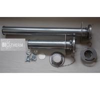 Pellet Set di Storz 50/100 CM Con Bel. Coperchio-Alluminio / Clip Einblasen