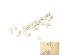 Pelletta di cera per sigillare - Materiale artistico con lettere, perle Octagon Craft | Un set di 100 pezzi che possono essere utilizzati con sigilli di cera in diversi colori, per mano