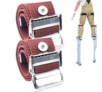 Pelli di gesso con cinghie per il piede | Cinturino regolabile con fibbia | Cinghie per gambe ronzio in nylon 2pcs, per fissare la gamba per comfort e stabilità, cinghie tild