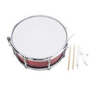 Pelli per Batteria in PET da 14 Pollici e 8 Alette, Kit per Rullante, Guscio in Metallo, Cerchio Pressofuso, Tono Caldo, per Adulti, Principianti, Banda Musicale