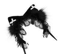 Pellicce Gatti Volpi Orecchie Hairhoop Movimento Testa Anime Kospart Party Cosplay Halloween Costume Lolitas Maid Fascia Fascia Fascia per capelli Lolitas Copricapo