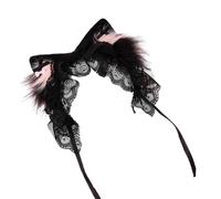 Pellicce Gatti Volpi Orecchie Hairhoop Movimento Testa Anime Kospart Party Cosplay Halloween Costume Lolitas Maid Fascia Fascia Fascia per capelli Lolitas Copricapo