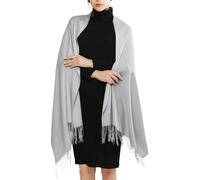 Pelliccia Cravatta Shawl And Shawl Evening Gown Long Scarf Piatto, grigio, A