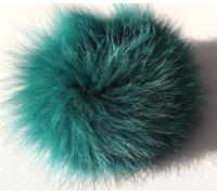 Pelliccia Elastico Capelli Volpe Blu Braccialetto Pelo Ornamento Taglio Chignon