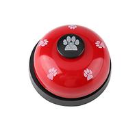Pelliche per Animali Domestici, in Ferro Robusto Simpatico Campana di Cartone Animato Durevole per Campanelli per Cani Cucciolo Vasino Vasino Portiera Doggy Gatto Gatto Giocattolo Interattivo (rosso)