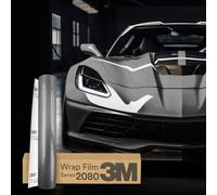 Pellicola 3M avvolgimento serie 2080 pellicola 30 x 152 cm G201 lucida antracite