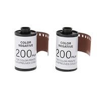 Pellicola a Colori per Fotocamera a 2 Rulli 35mm, Pellicola a Colori a Colori Ad Ampia Esposizione ISO 200, Pellicola a Colori a 8 Fogli per Fotocamera HD per 135 Fotocamere